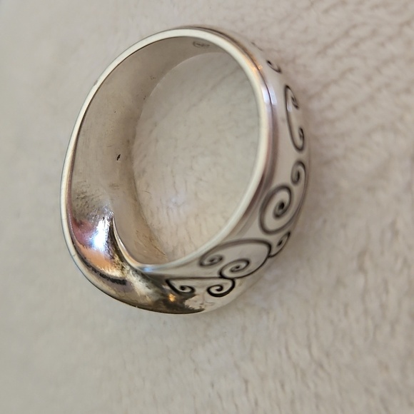 BRIGHTON Elegant Twisted Swirl Scroll Ring Size 9.25 - Picture 6 of 9